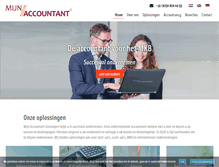 Tablet Screenshot of mijnaccountantgroningen.nl